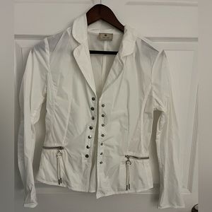Indies designer lightweight white jacket
